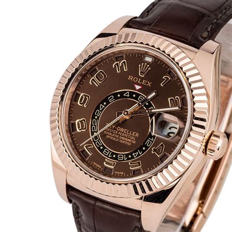 sky dweller rose gold rolex|rolex gold sky dweller price.